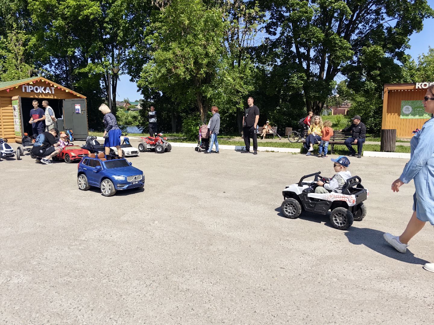 День России, парк, концерт, сцена