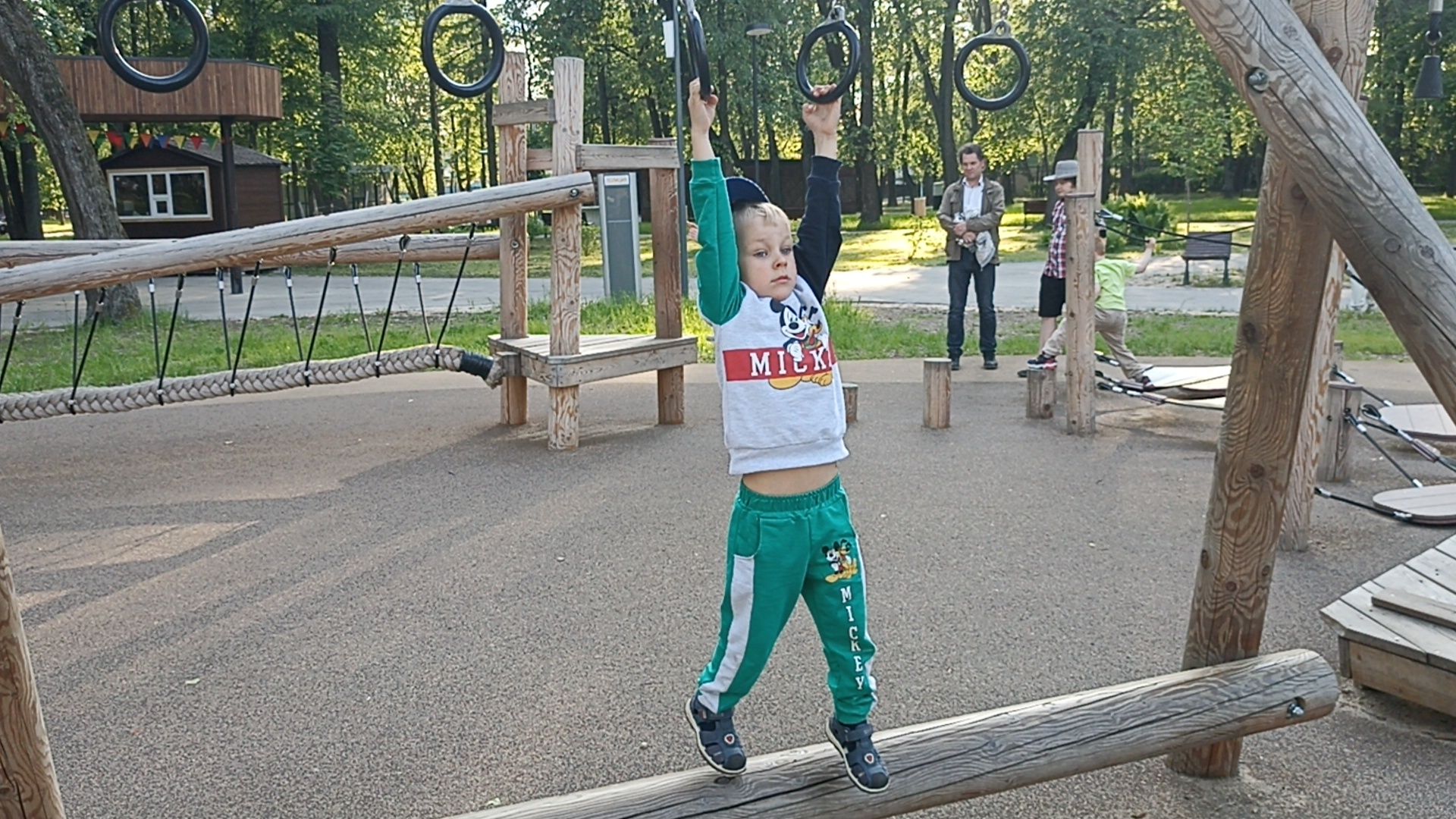 Серпухов, Подмосковье, парк, дети, полоса препятствий