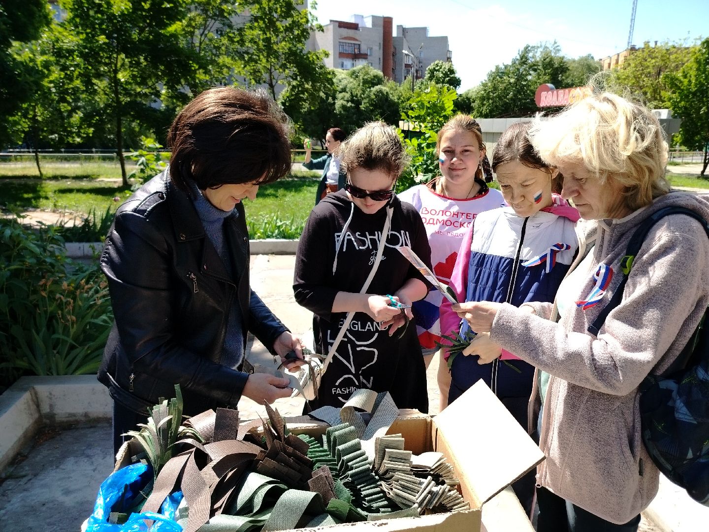 День России, Протвино, маскировочные сети, мастер-класс, патриотический праздник