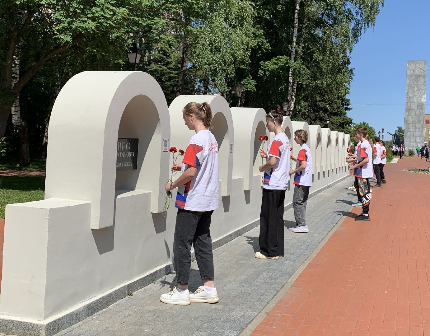 Балашиха, Подмосковье, акции, День России, флаг, триколор