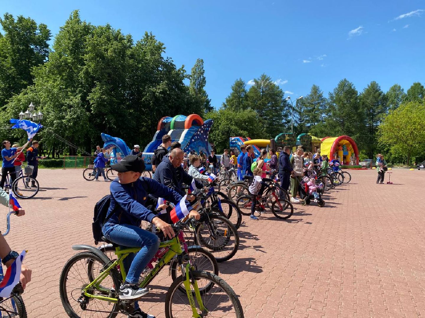 Чехов, День России, велопробег, молодогвардейцы, жители, праздник