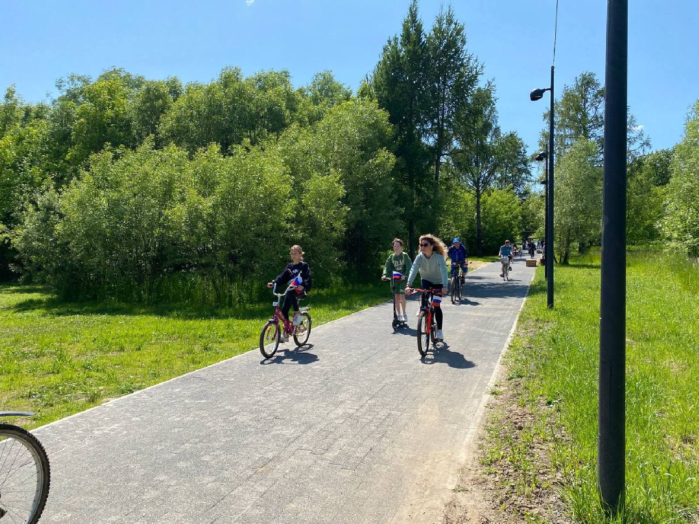 Чехов, День России, велопробег, молодогвардейцы, жители, праздник