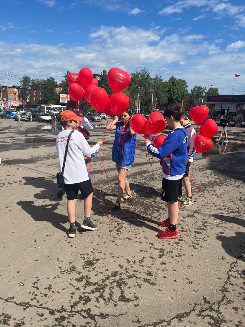 Солнечногорск, акция, волонтеры, станция, пассажиры