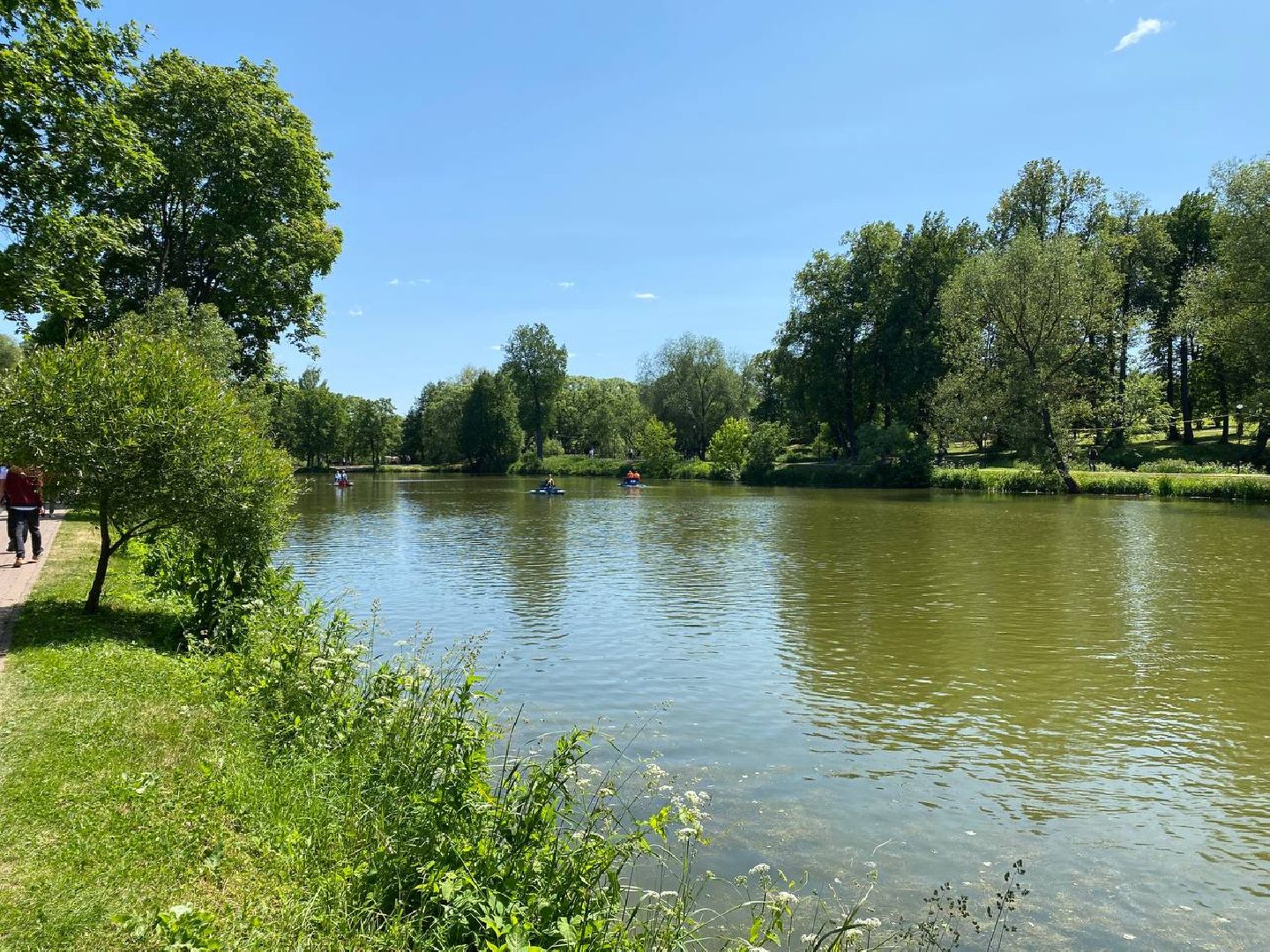 Чехов, День России, праздник, парк, катание, катамаран