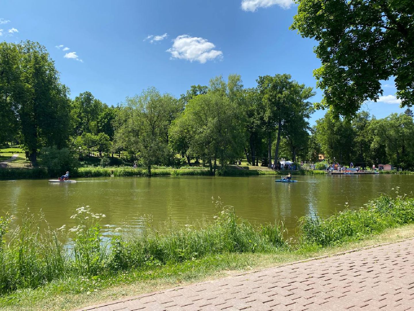 Чехов, День России, праздник, парк, катание, катамаран