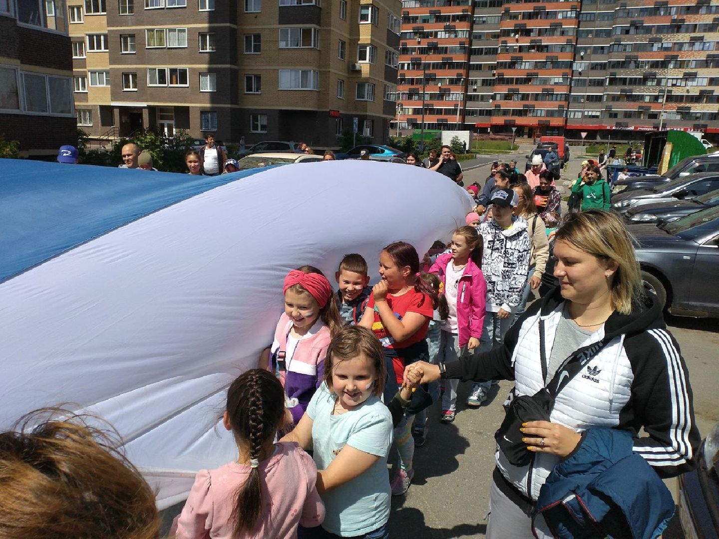 праздник, День России, дети, акция, Лосино-Петровский