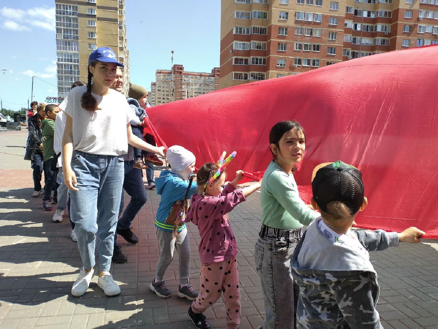 праздник, День России, дети, акция, Лосино-Петровский