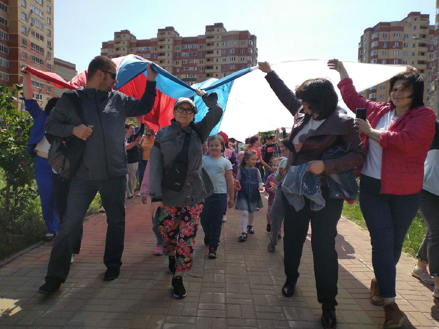 праздник, День России, дети, акция, Лосино-Петровский