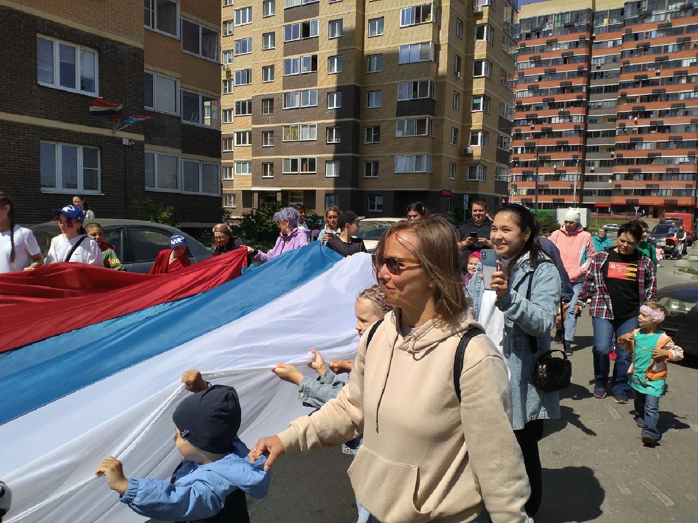 праздник, День России, дети, акция, Лосино-Петровский