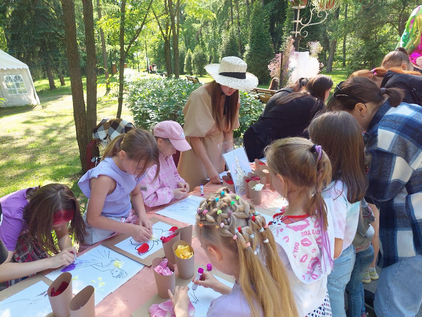 День России, парк Москворецкий, мастер-класс