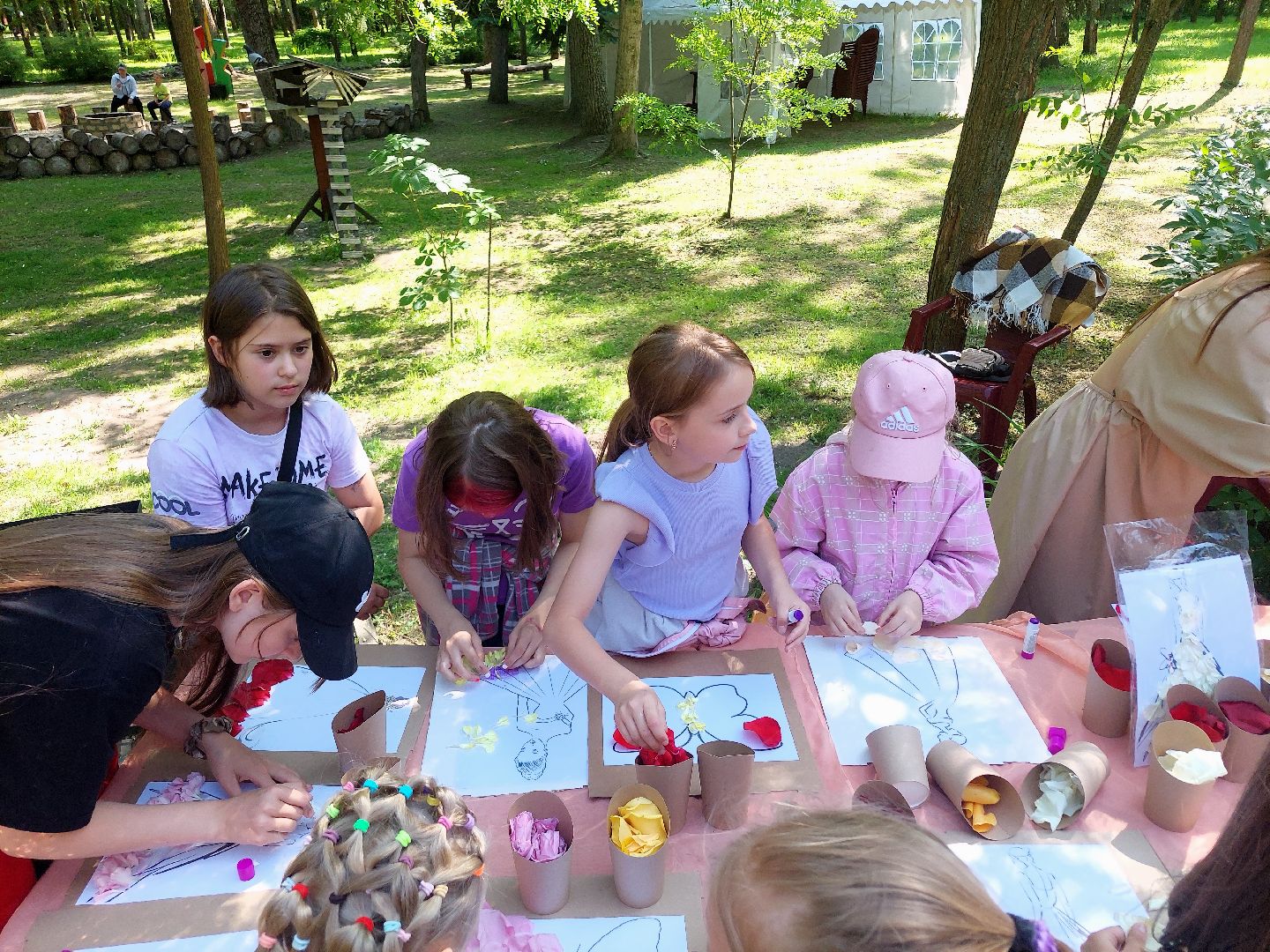 День России, парк Москворецкий, мастер-класс