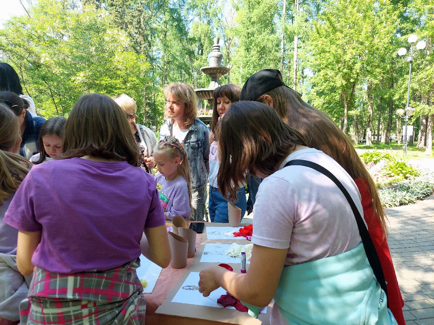 День России, парк Москворецкий, мастер-класс