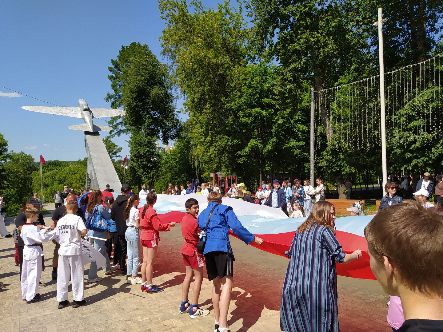 Истра, день России, триколор, флаг