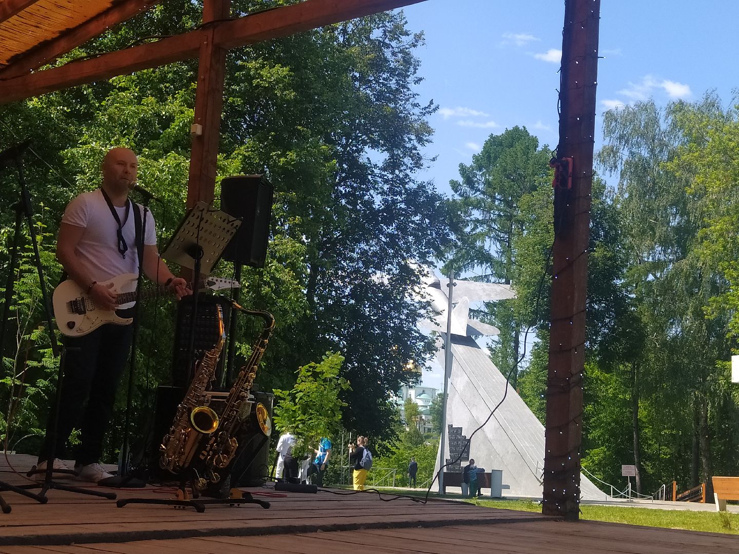 Истры, день России, парк, музыка