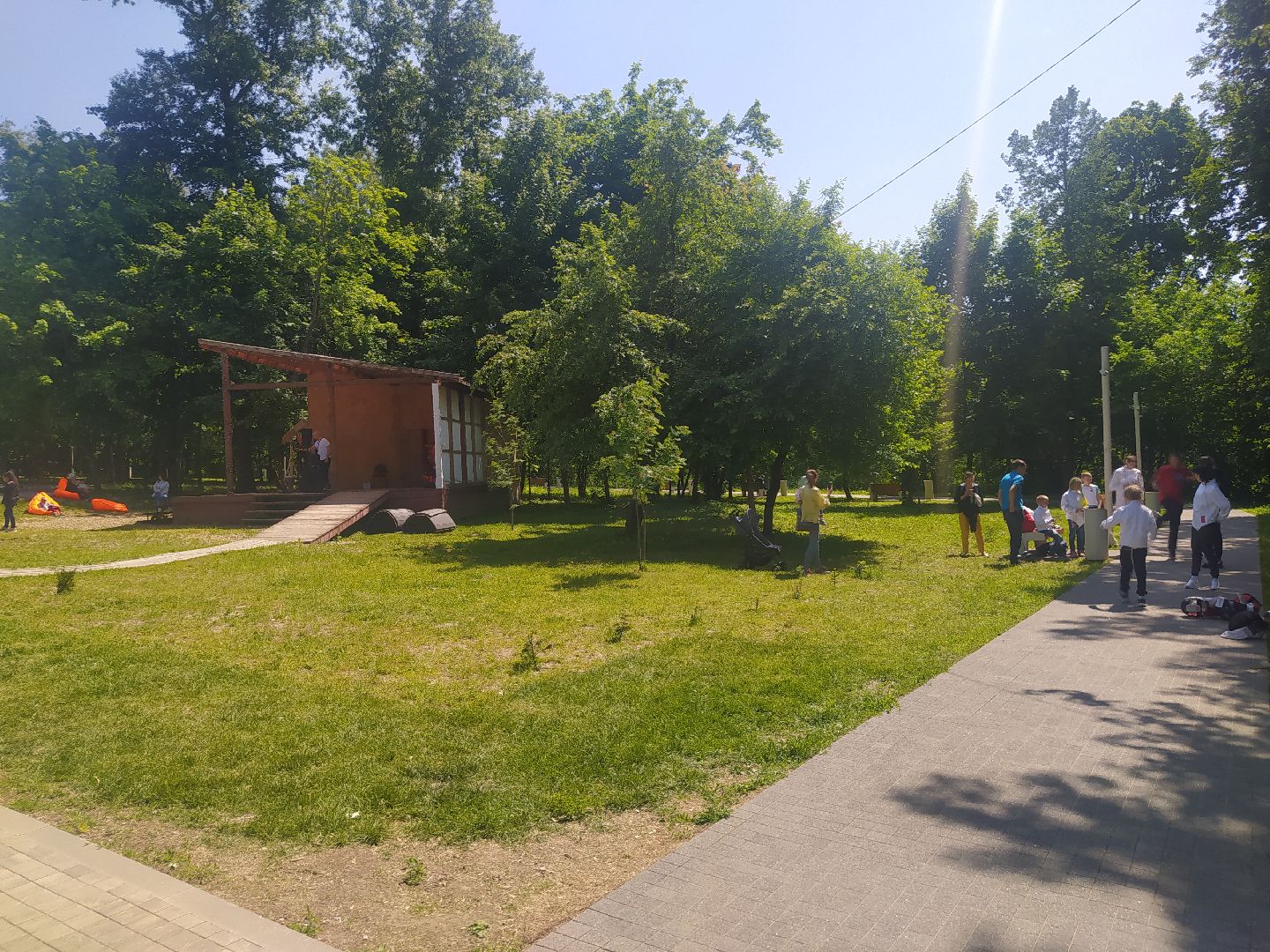 Истры, день России, парк, музыка