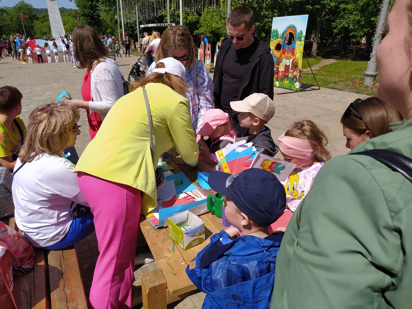 Истра, день России, мастер класс, триколор, флаг