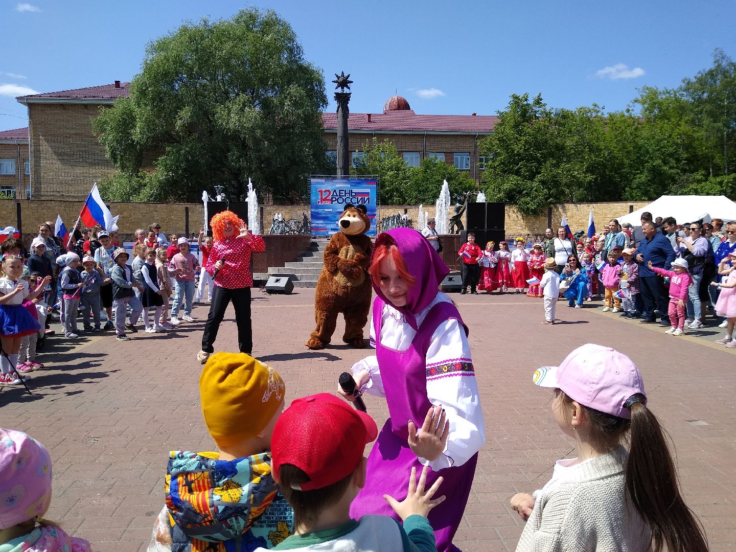 Раменское, культура, детская анимационная программа в День России