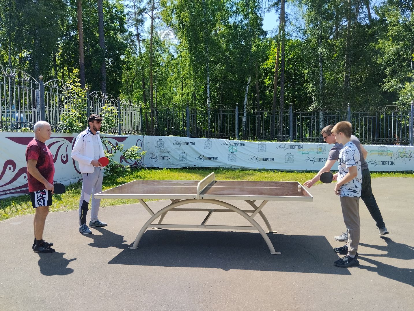 Настольный теннис, турнир, Центральный парк, Ногинск, Богородский городской округ