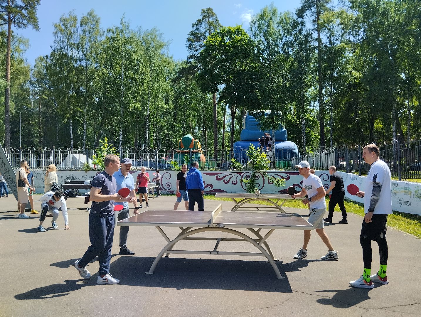 Настольный теннис, турнир, Центральный парк, Ногинск, Богородский городской округ