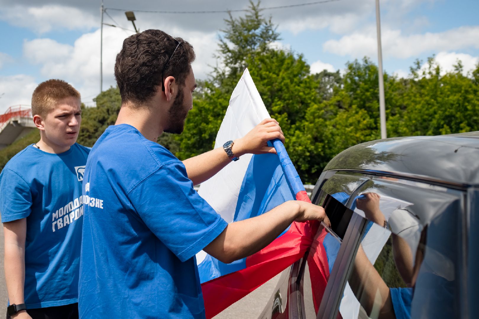 Автопробег, День России, волонтеры, акция, Щёлково