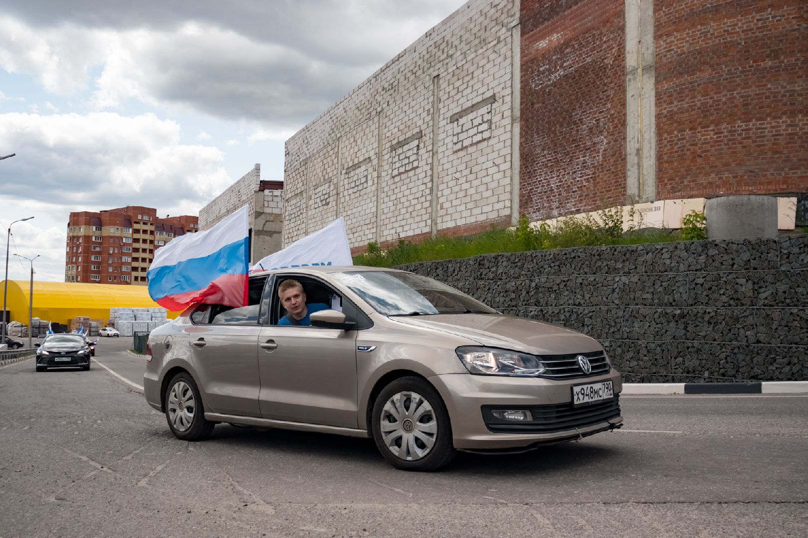 Автопробег, День России, волонтеры, акция, Щёлково