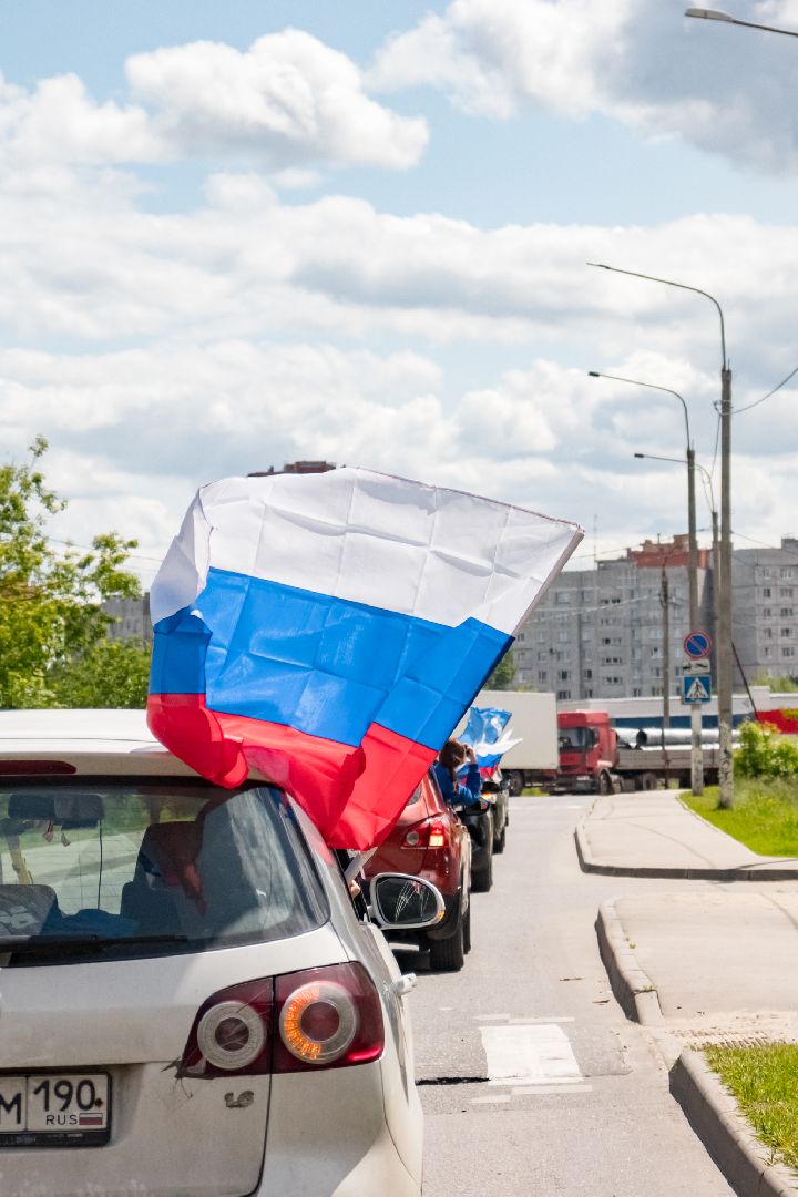 Автопробег, День России, волонтеры, акция, Щёлково