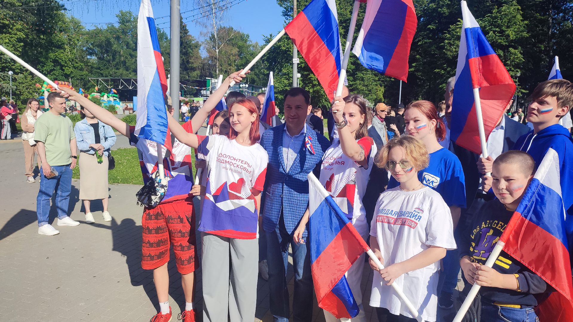 Кашира, Николай Ханин, День России, парк, праздник