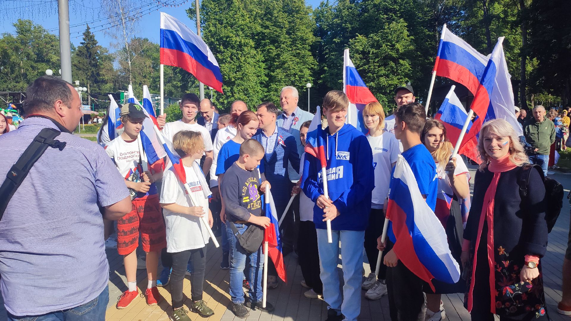 Кашира, Николай Ханин, День России, парк, праздник