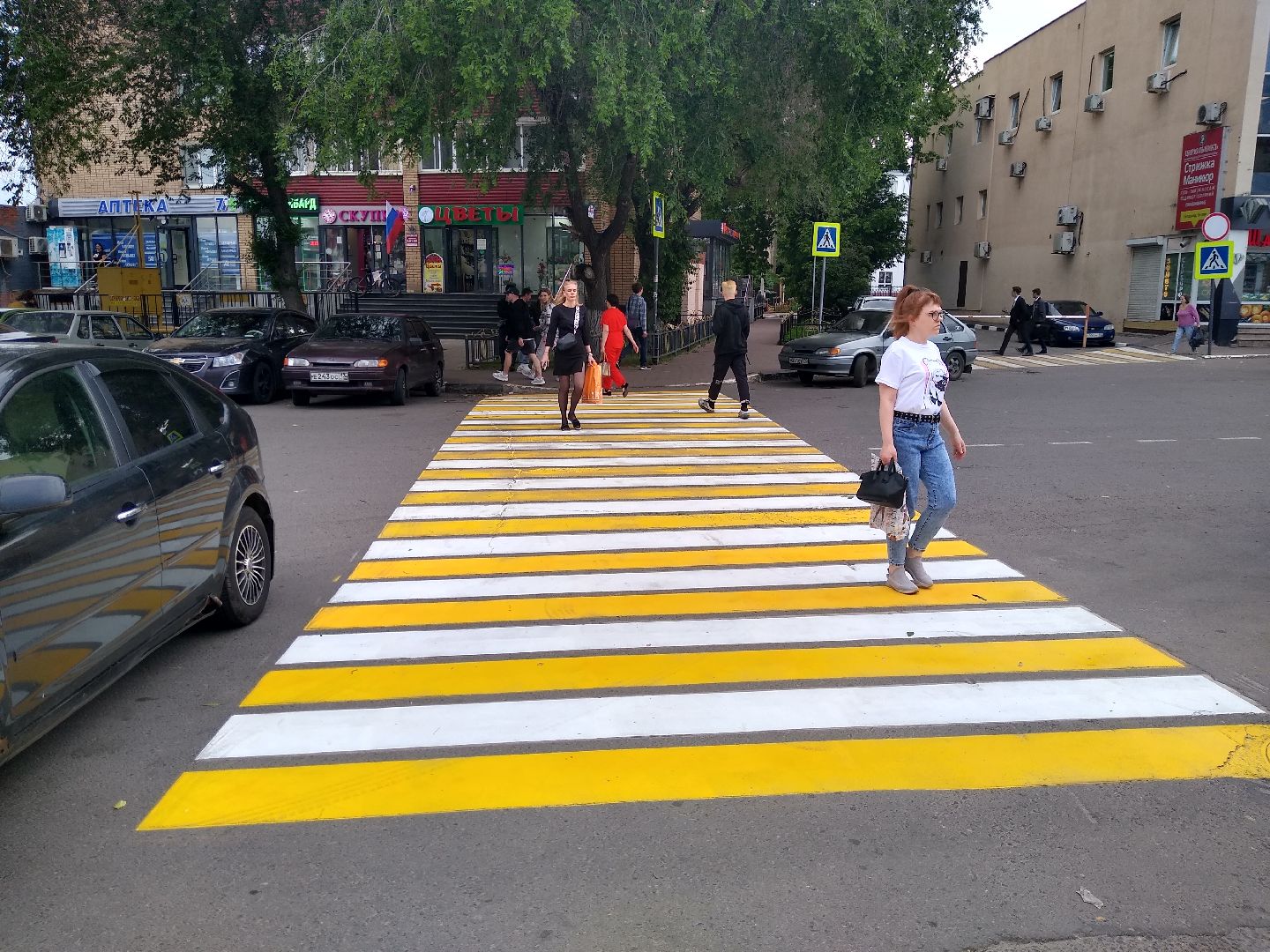 Раменское, дороги, разметка