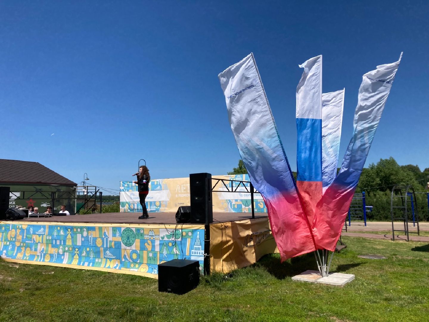 Солнечногорск, концерт, культура, триколор, День России