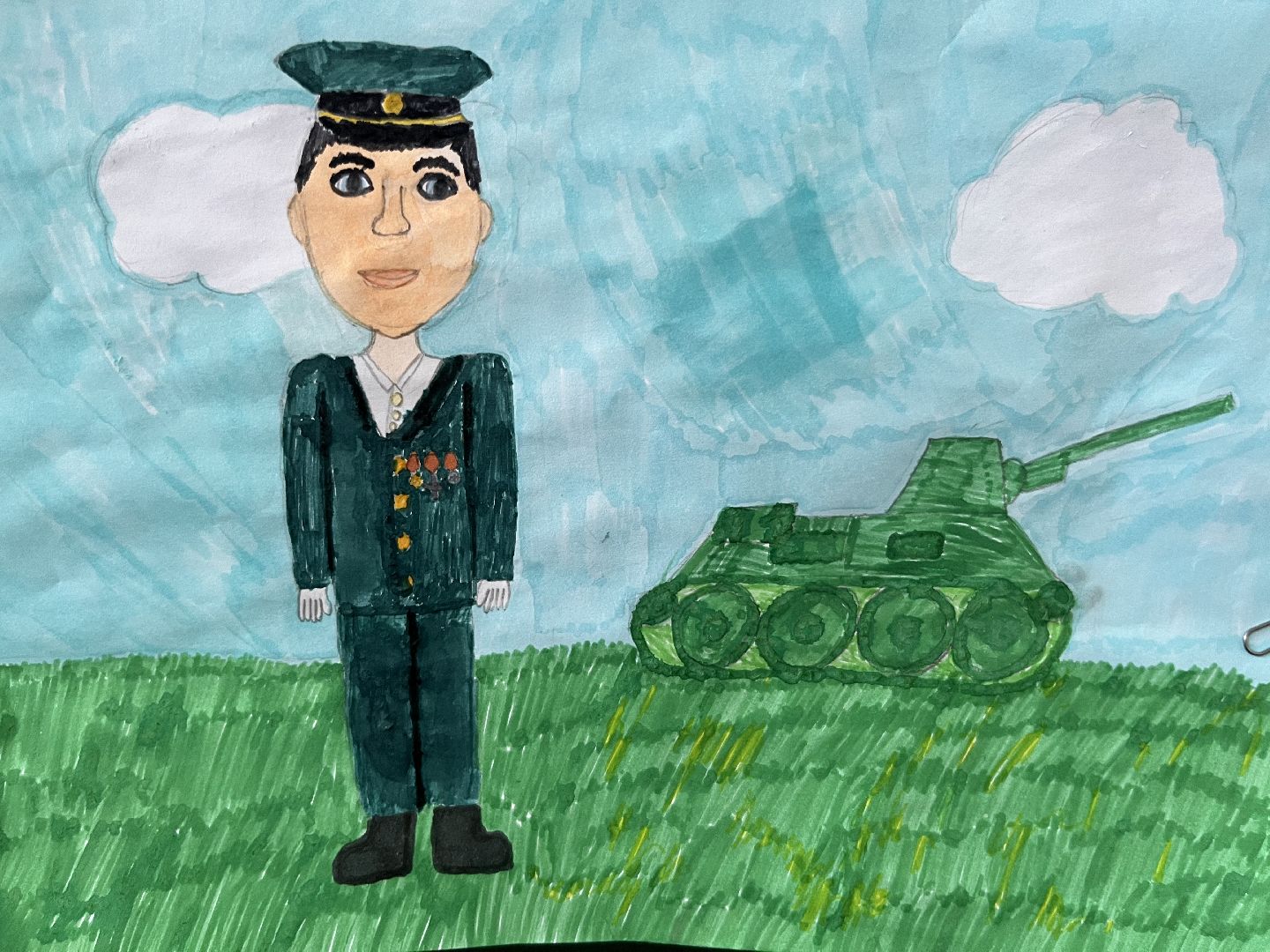 Наро-Фоминск, детский рисунок, выставка, День России, Комитет семей воинов Отечества