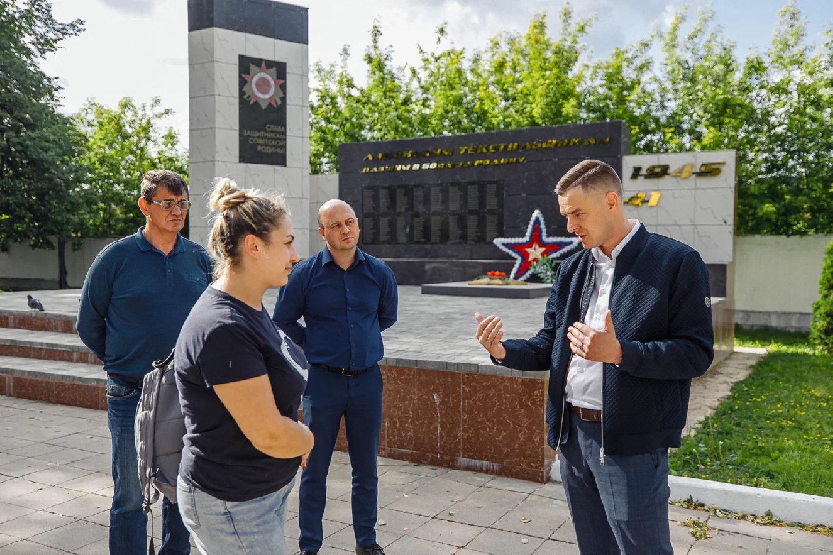 благоустройство, сквер, фонтан, Ликино-Дулево, Орехово-Зуево