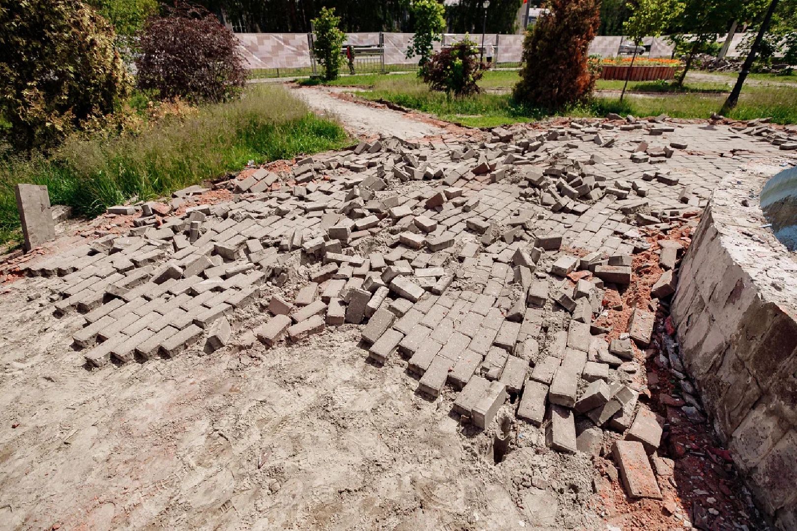 благоустройство, сквер, фонтан, Ликино-Дулево, Орехово-Зуево