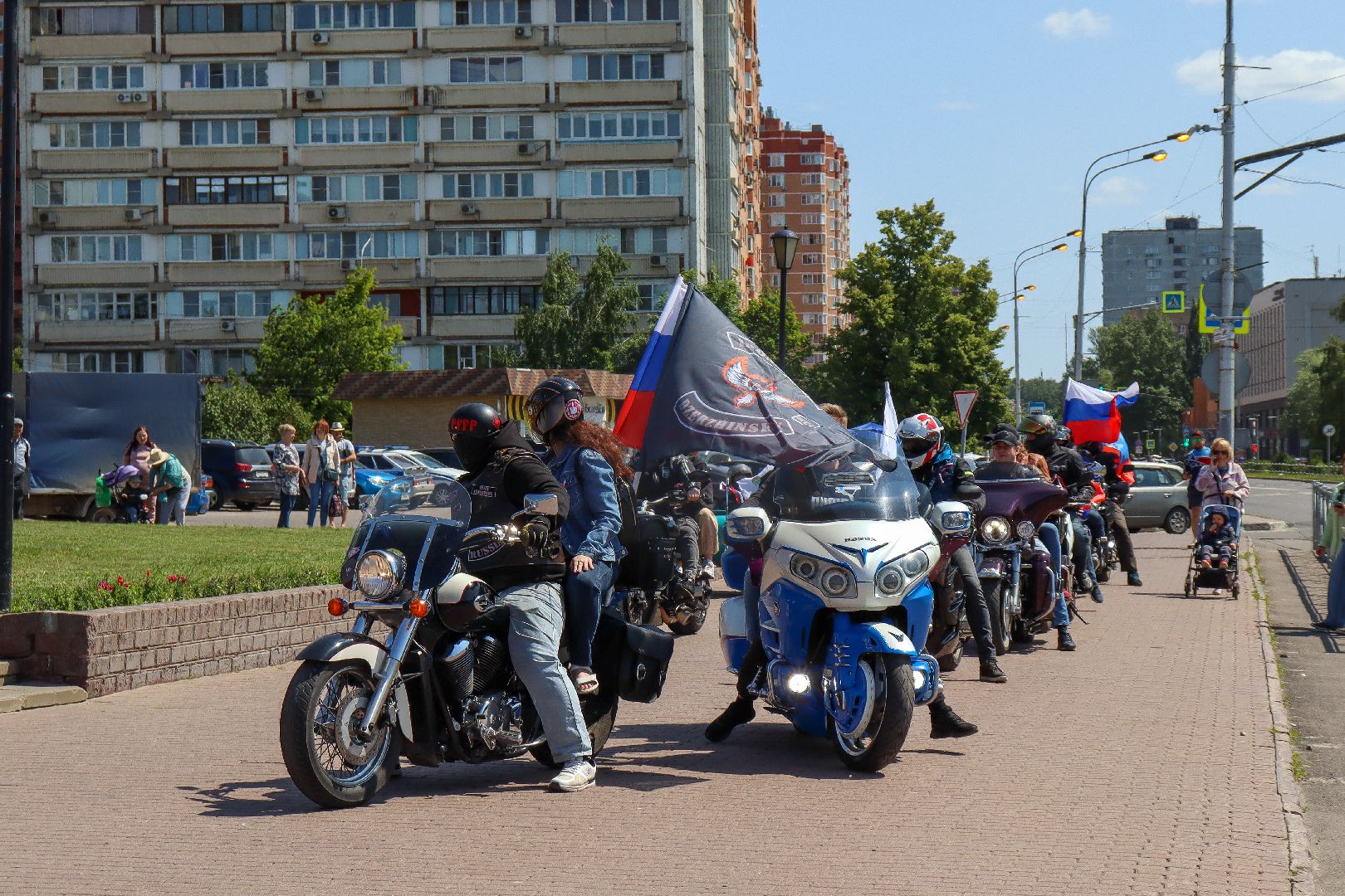 мотопробег, День России, праздник, Дзержинский