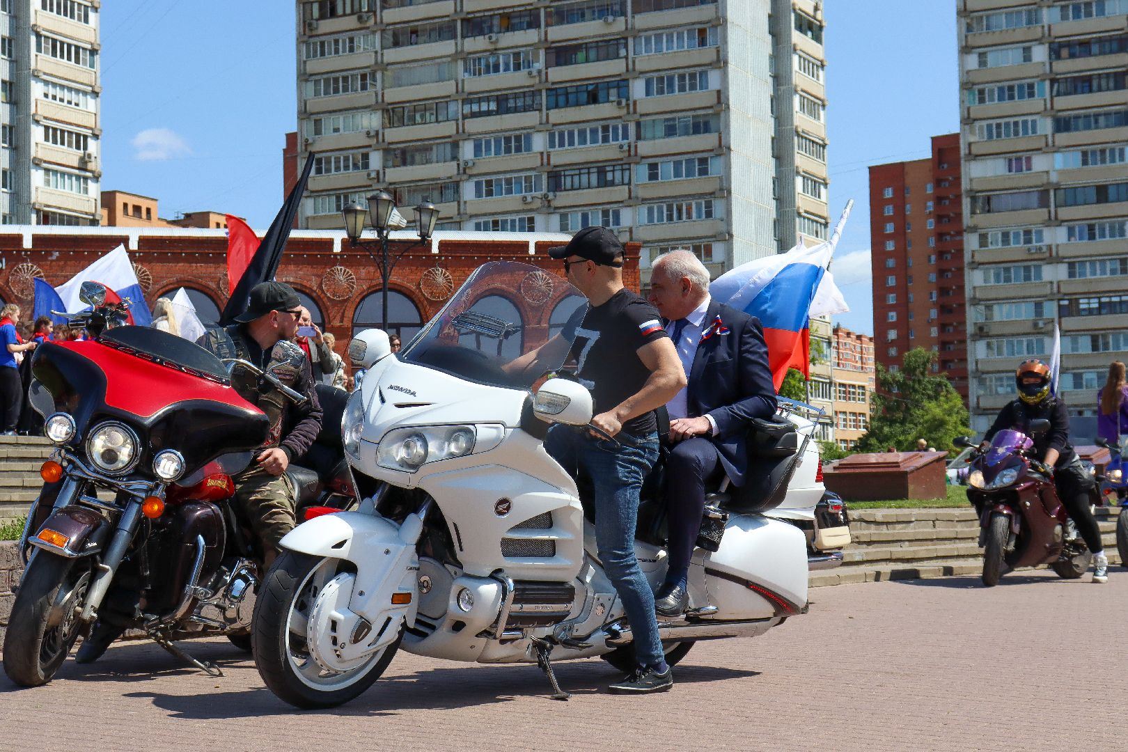 мотопробег, День России, праздник, Дзержинский