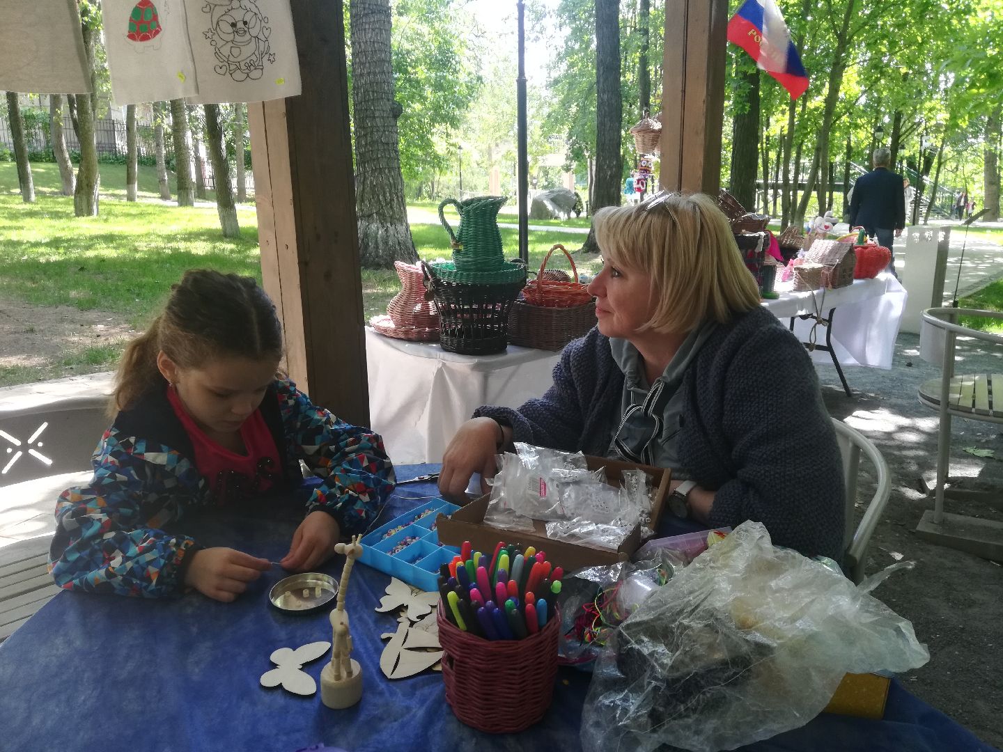 Звенигород, День России, мастер-классы, городской парк Звенигорода