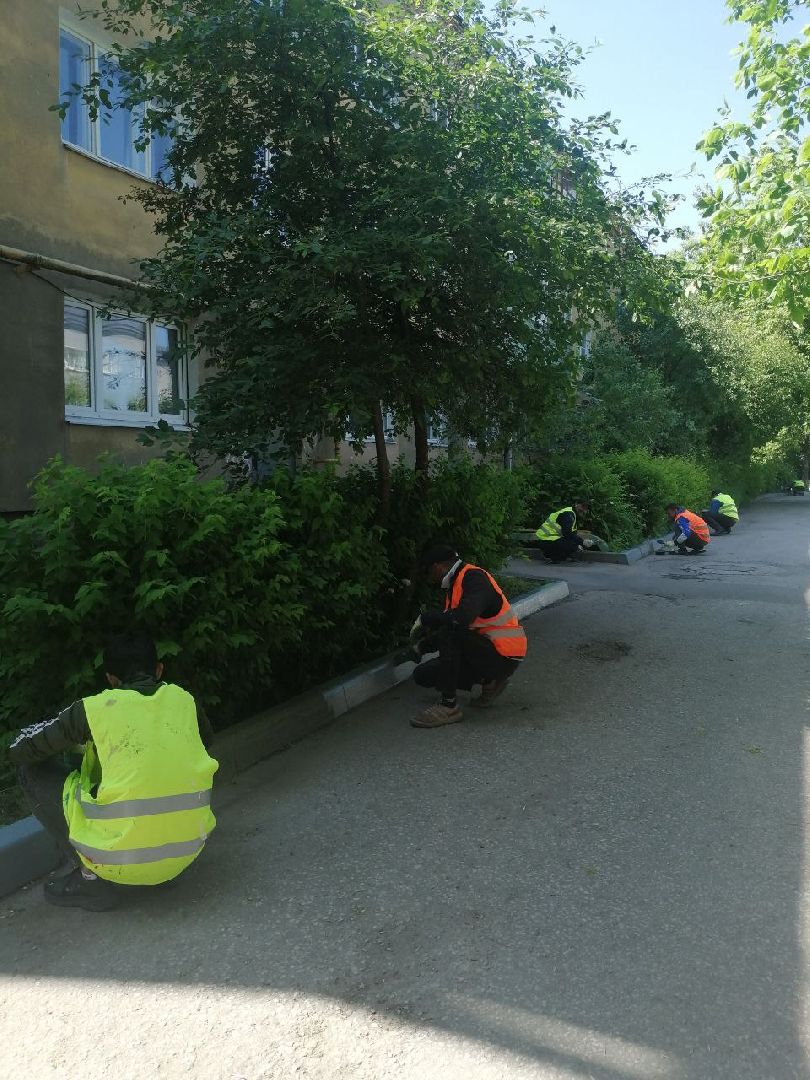 День России, благоустройство, дворы, бордюры, Серпухов,