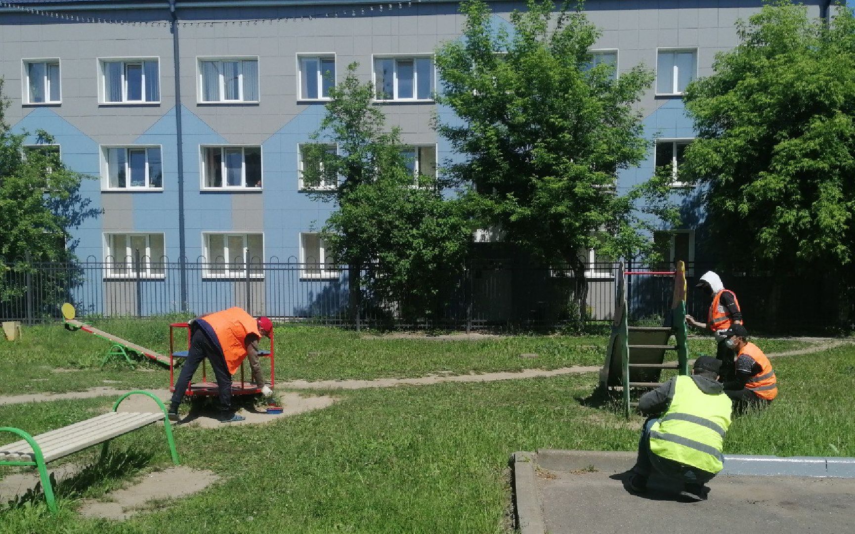 День России, благоустройство, дворы, бордюры, Серпухов,