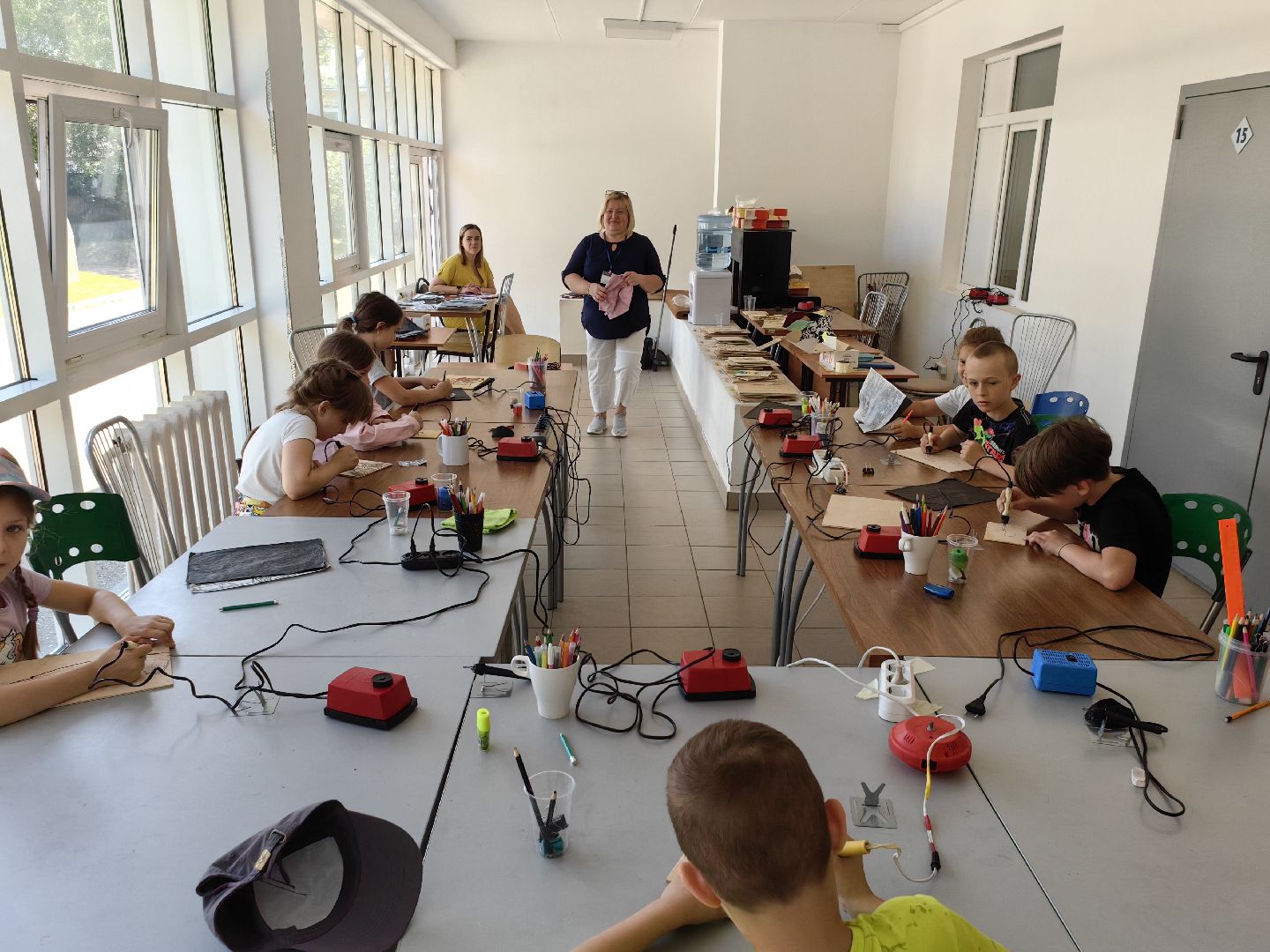 Выжигание, творчество, детский лагерь, аниме