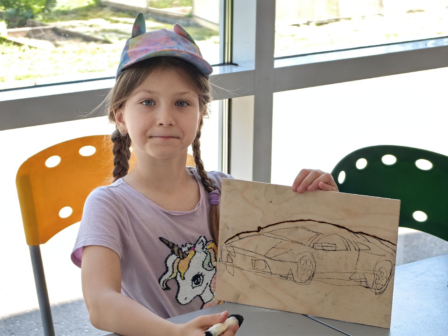 Выжигание, творчество, детский лагерь, аниме