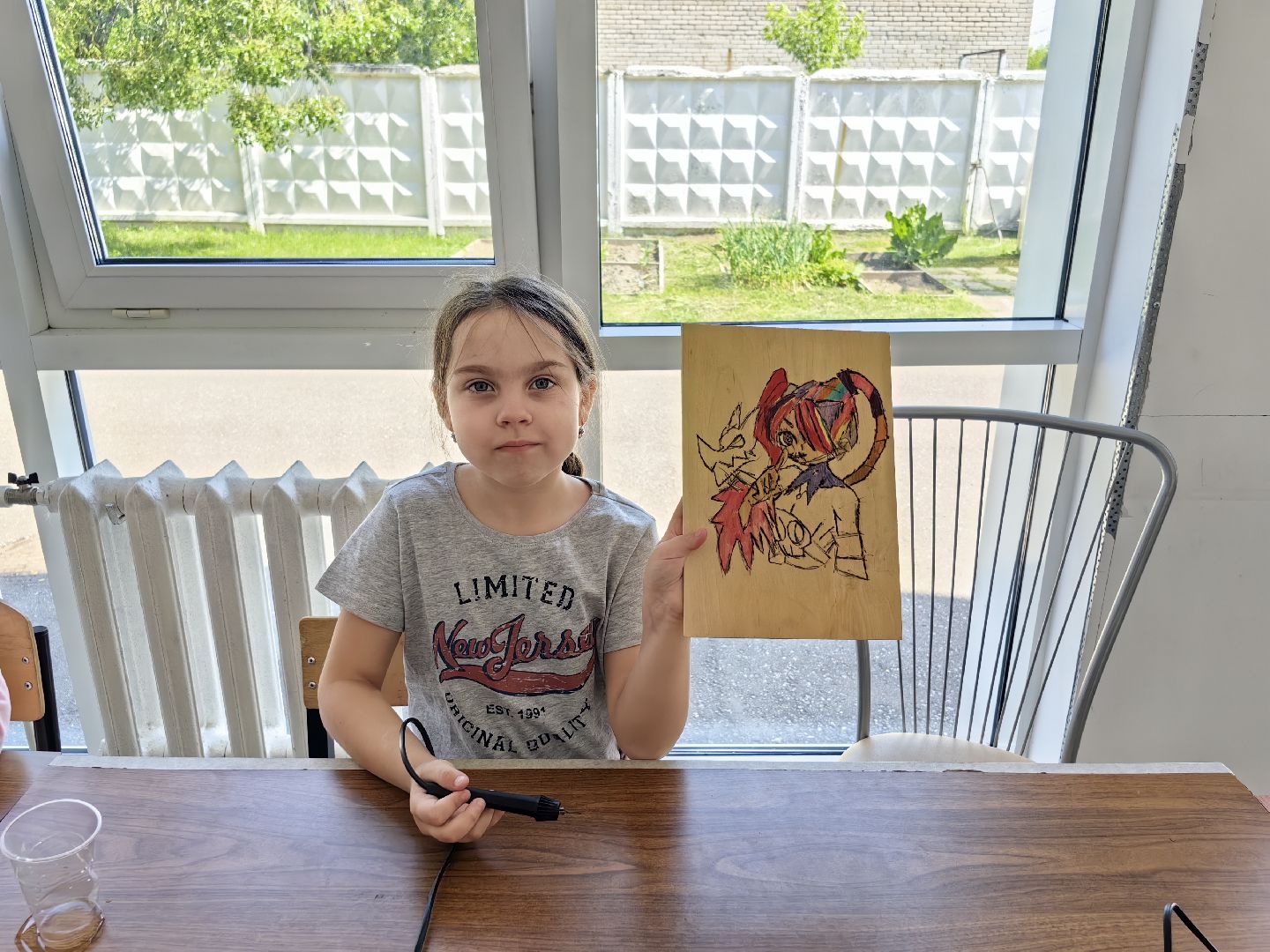 Выжигание, творчество, детский лагерь, аниме