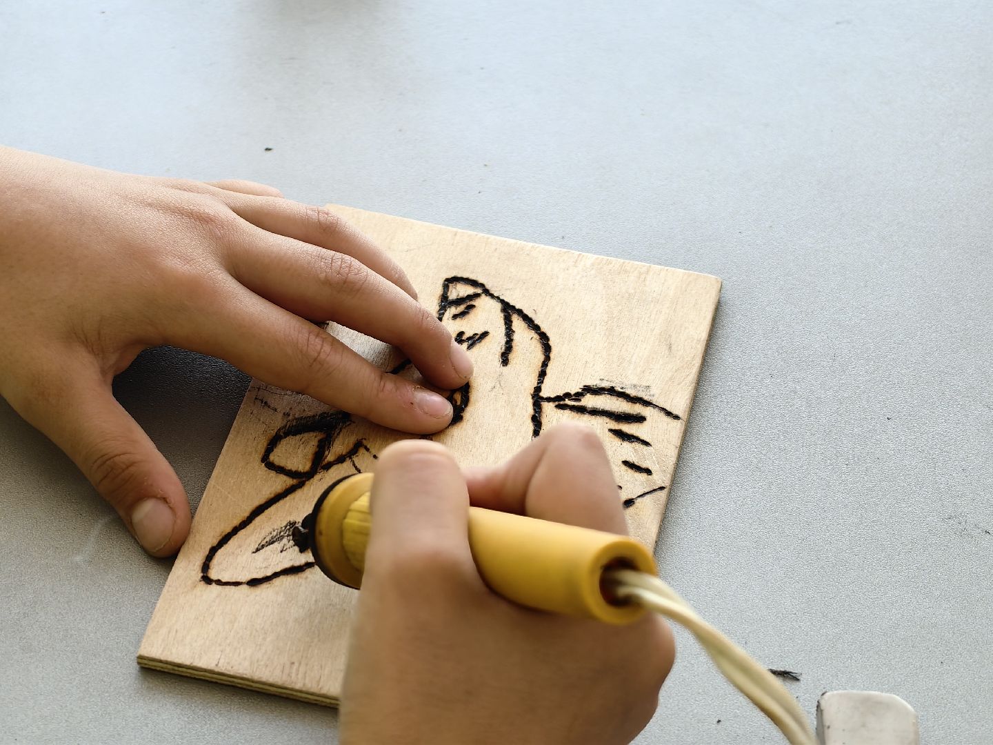 Выжигание, творчество, детский лагерь, аниме