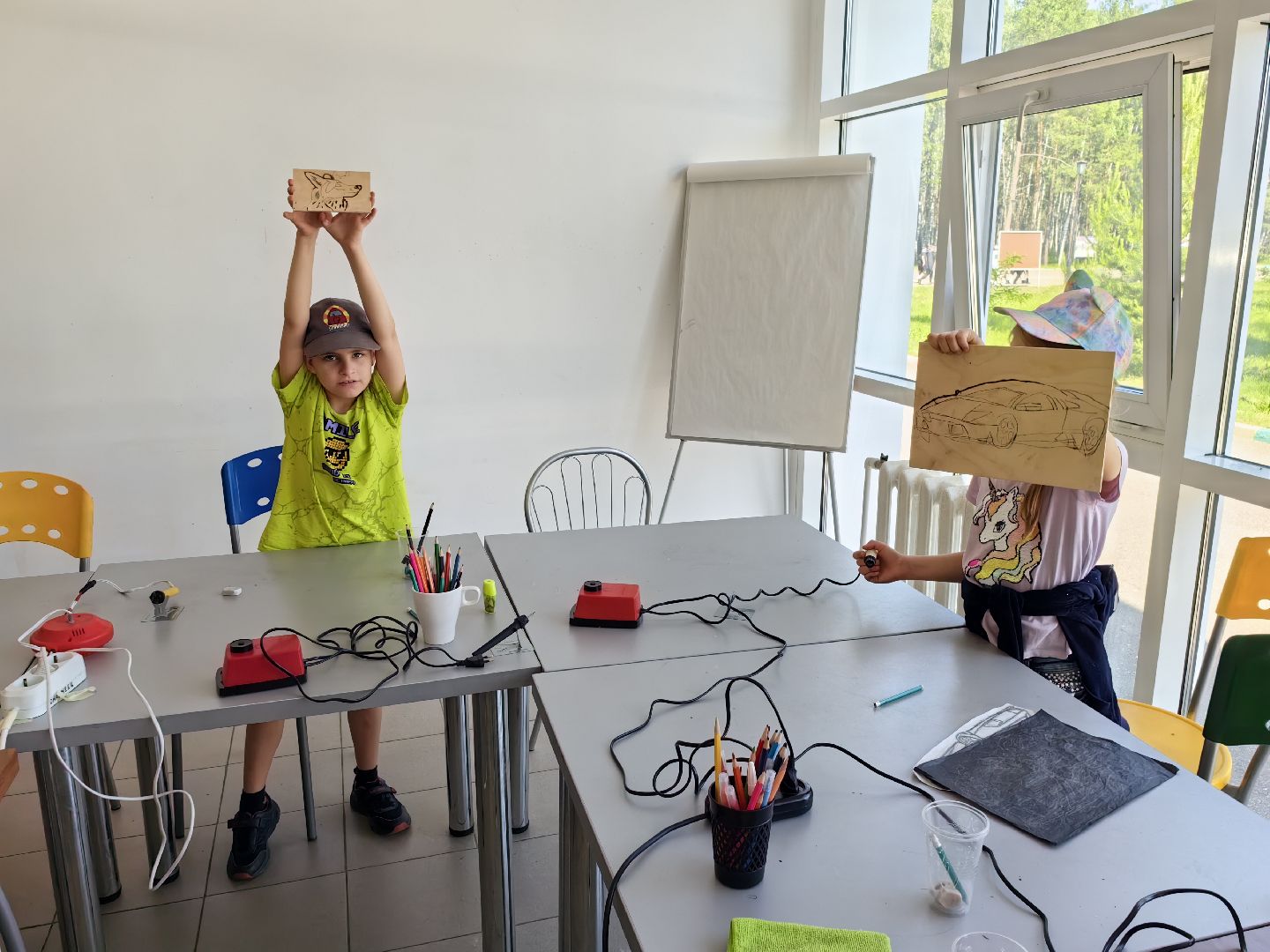 Выжигание, творчество, детский лагерь, аниме