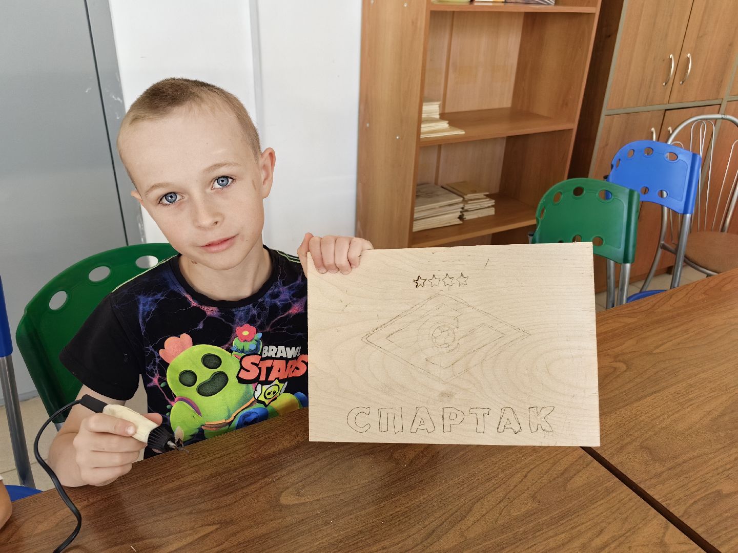 Выжигание, творчество, детский лагерь, аниме