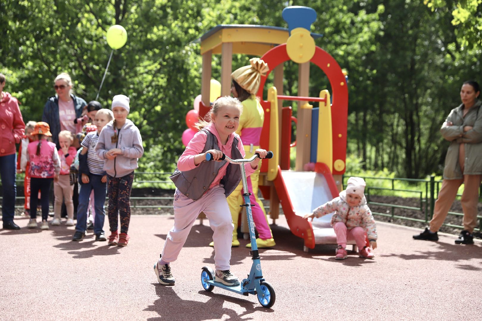 Солнечногорск, двор, открытие, площадка, праздник