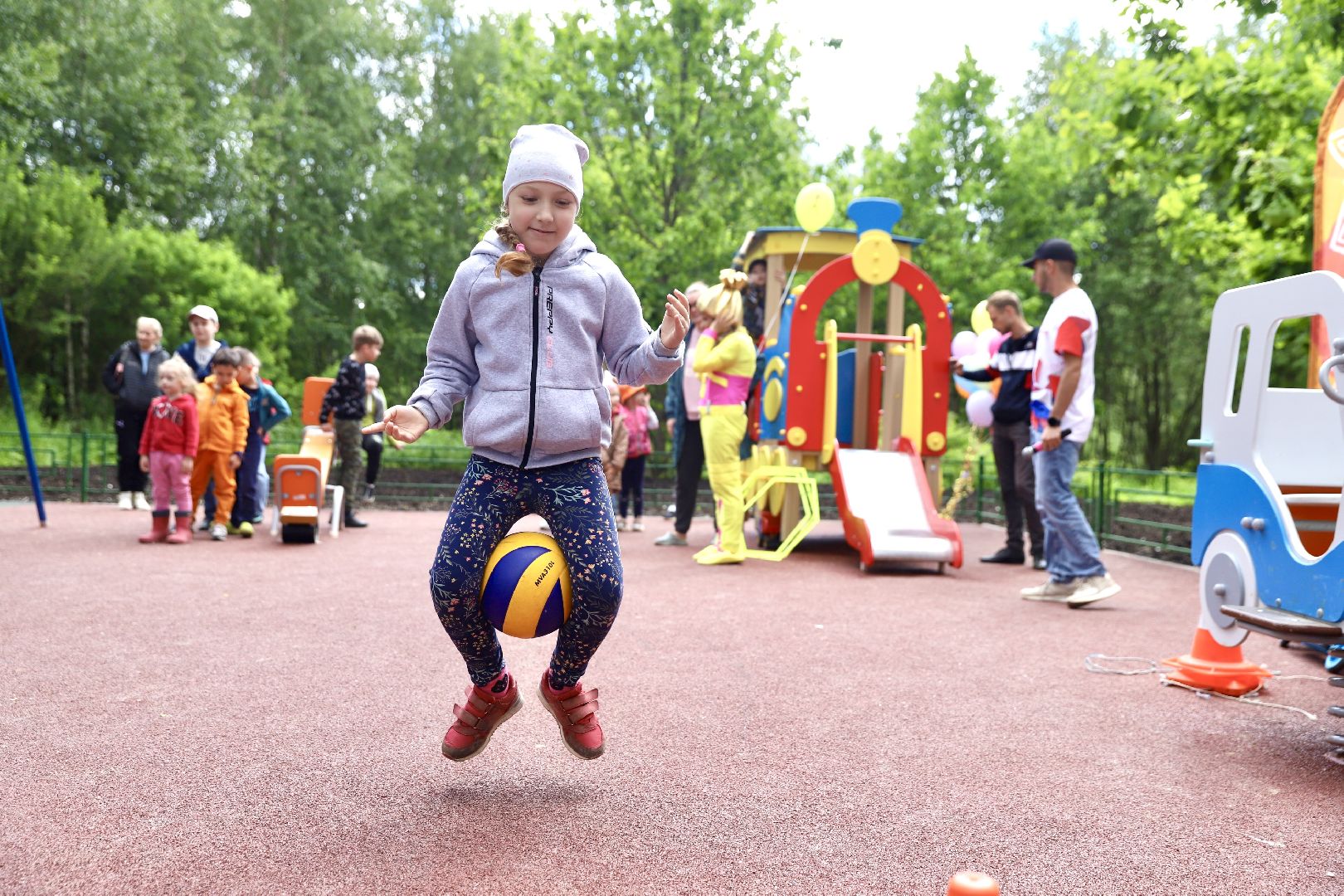 Солнечногорск, двор, открытие, площадка, праздник