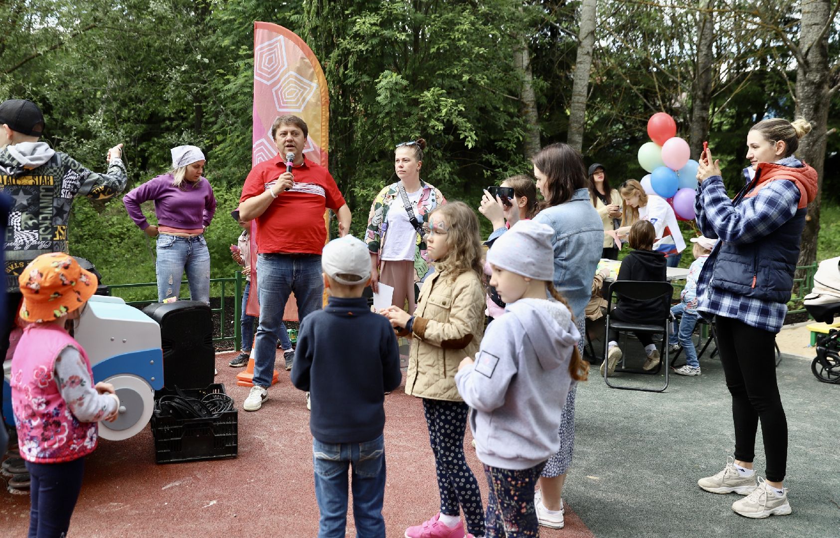 Солнечногорск, двор, открытие, площадка, праздник