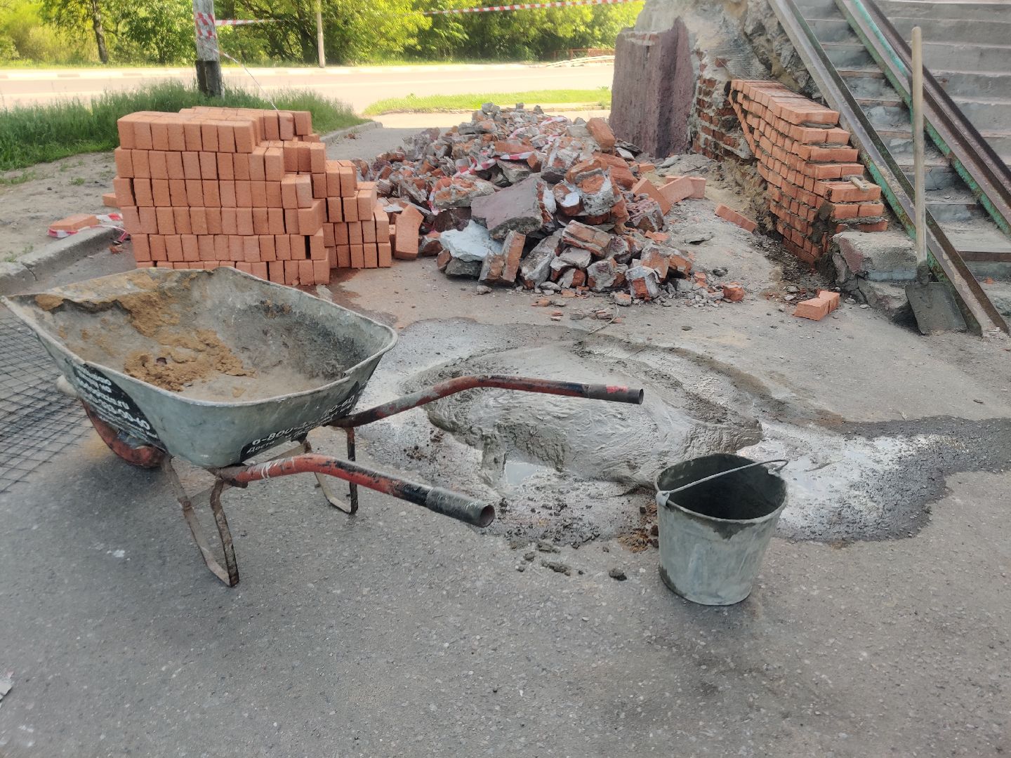 Красноармейск, Пушкинский, обращения граждан, ремонт лестницы