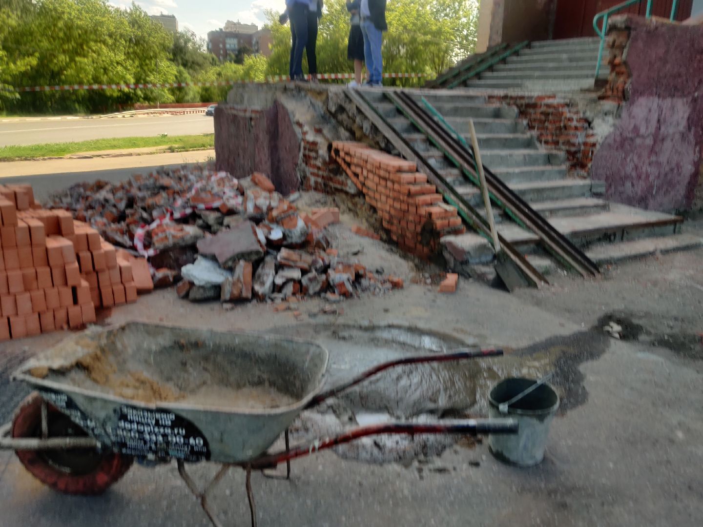 Красноармейск, Пушкинский, обращения граждан, ремонт лестницы