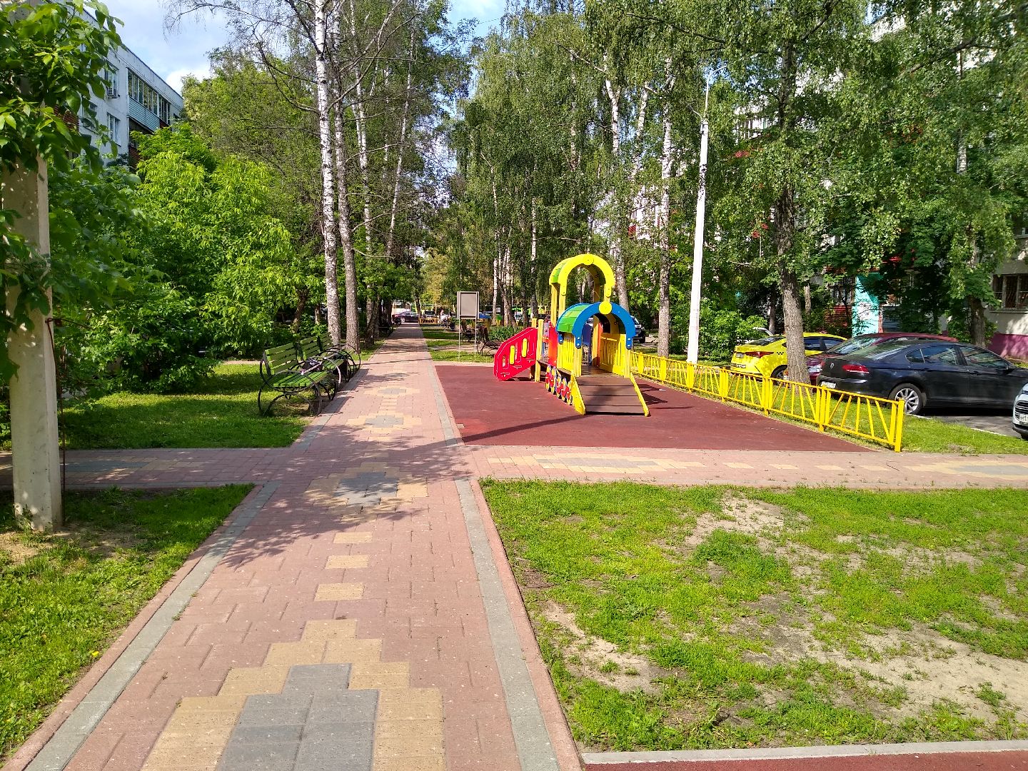 Раменское, благоустройство, скамейки